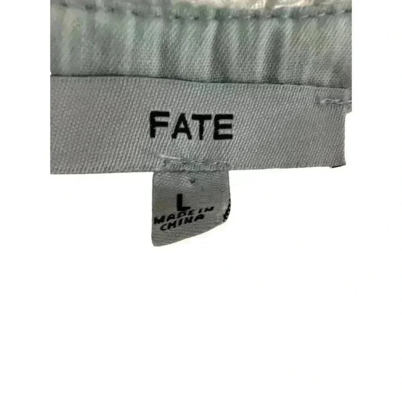 Fate Smocked Bodice Frill Mini Dress Size Large, Pre-Owned - Picture 5 of 7